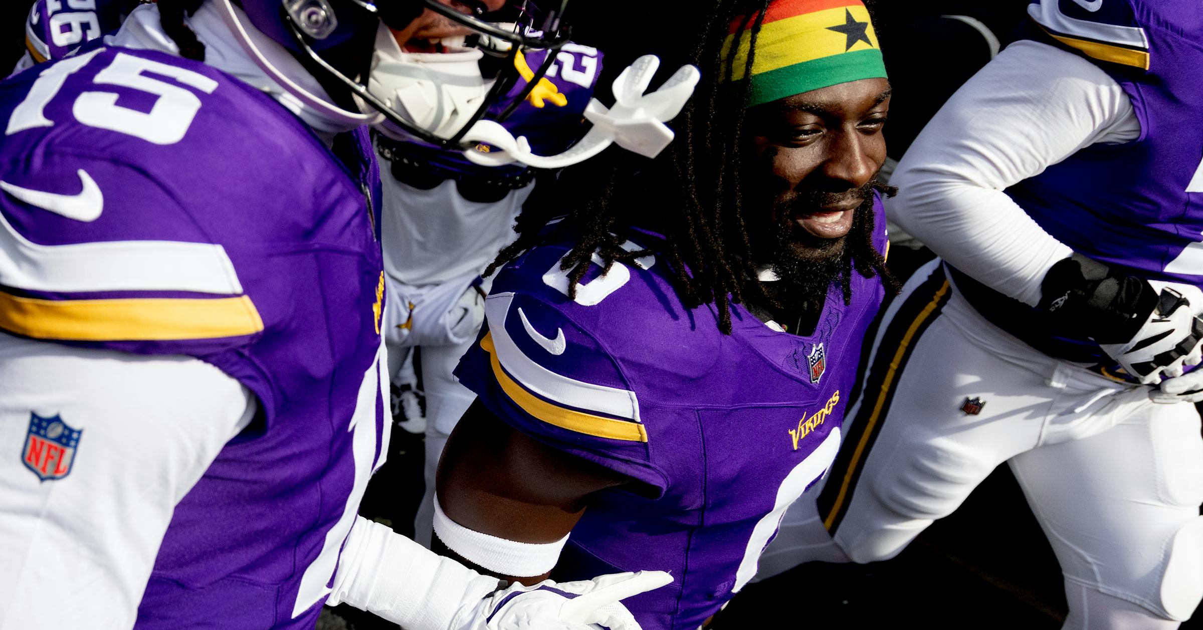 emleiker's tweet card. Minnesota Vikings linebacker Brian Asamoah II traveled to Ghana with teammates Aaron Jones and Jordan Addison to help grow flag football there as the NFL continues to push its brand globally.