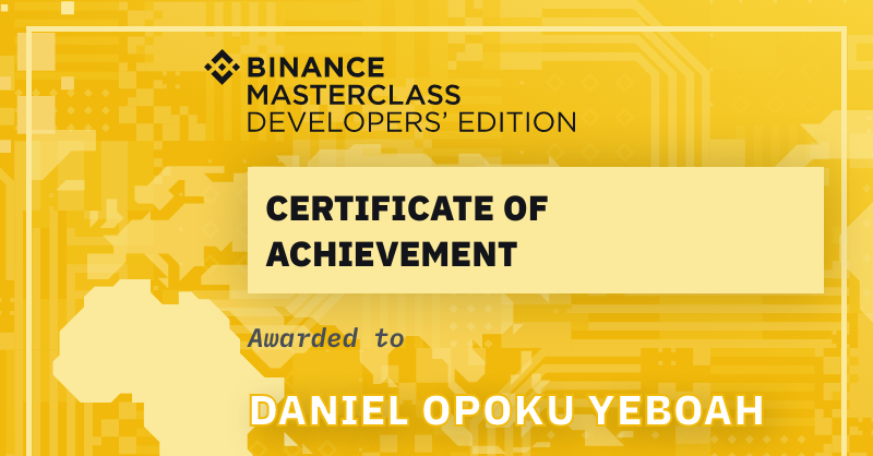 Kay_hotspot's tweet card. This certificate was issued through the 3videnZ services and certified on the blockchain.