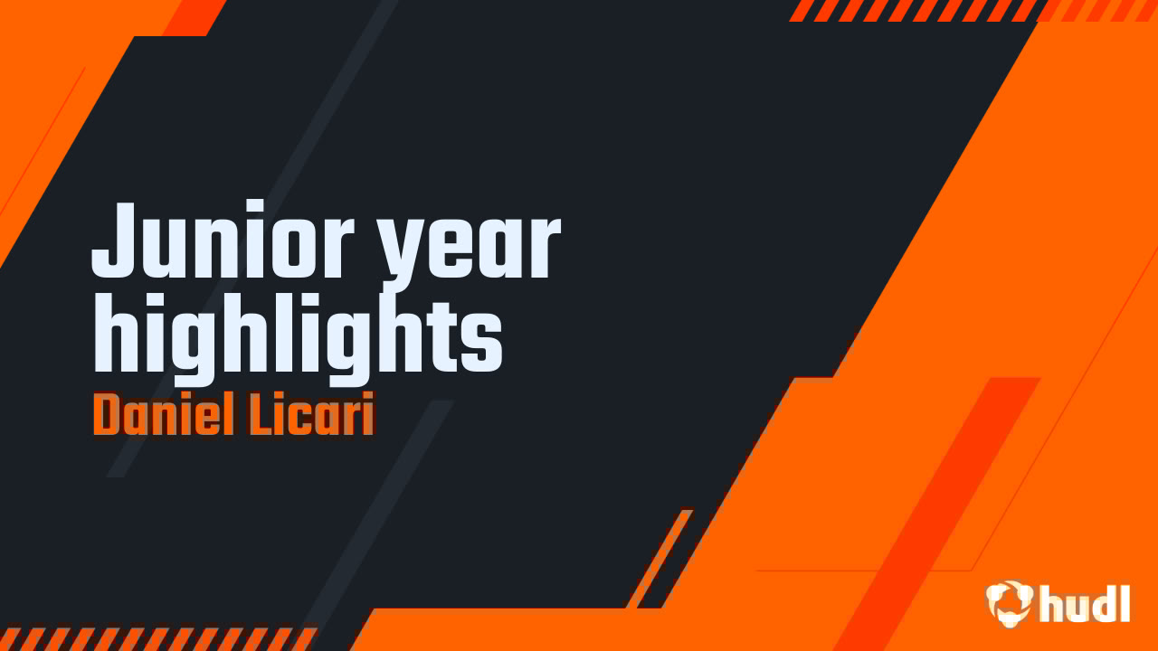 DanielLicari3's tweet card. Junior year highlights