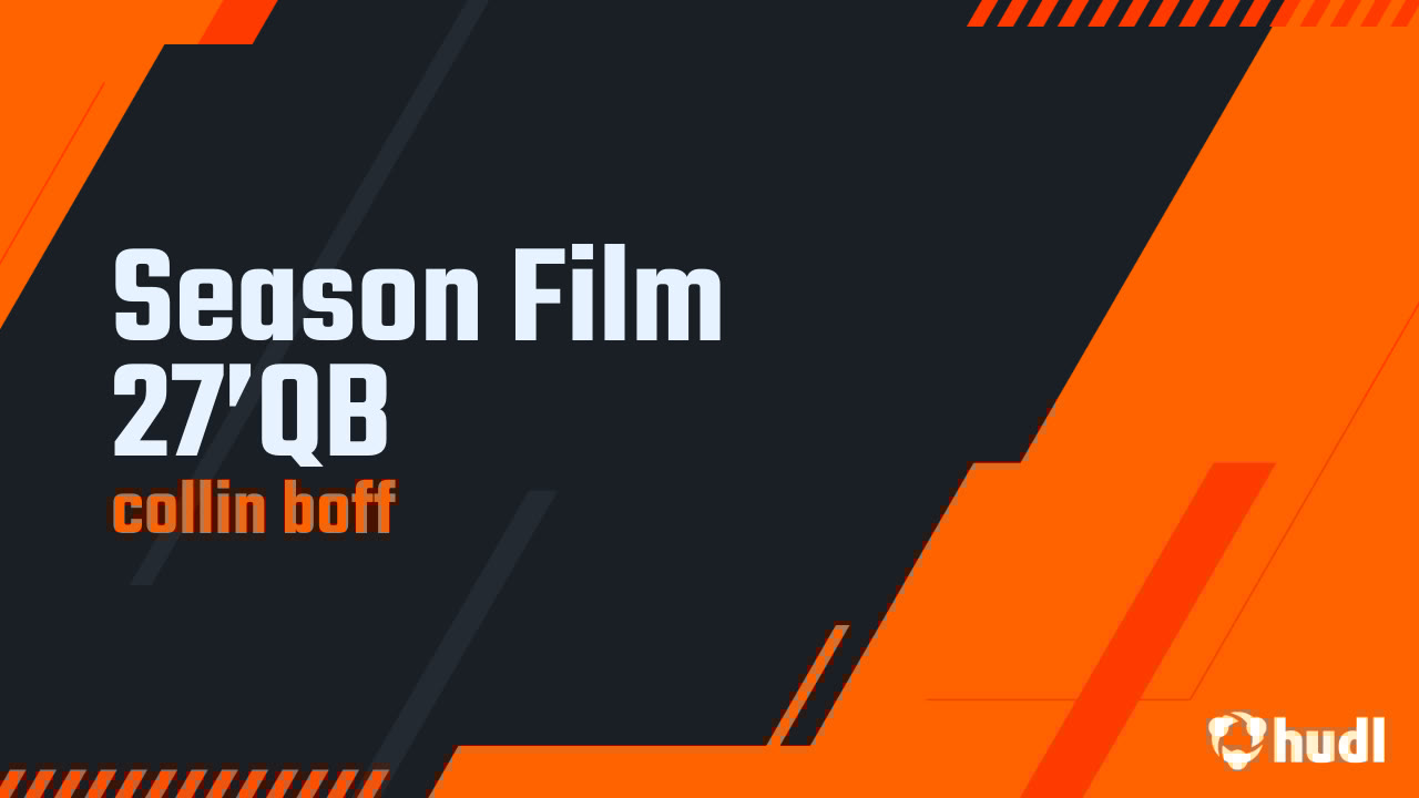 BoffCollin's tweet card. Season Film 27’QB