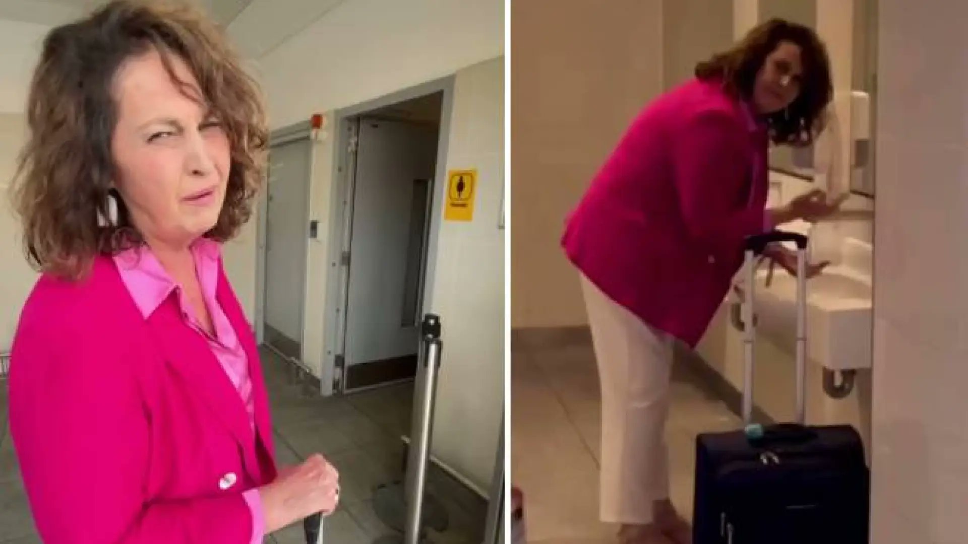 20m's tweet card. La política de Más Madrid, primera diputada trans de España, publicó en redes su broma en el aeropuerto de Londres.