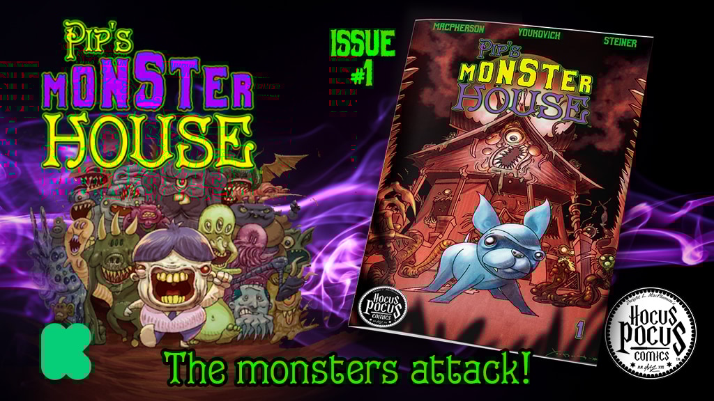 ChadTHX1138's tweet card. Sometimes it takes a monster to destroy a monster. Only these monsters aren't in a battle arena... they're in Pip's family's house!