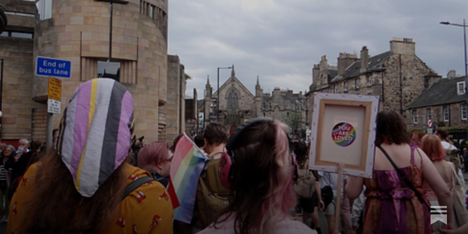 EdinInquirer's tweet card. Thoughts from the street at Edinburgh Pride 2025