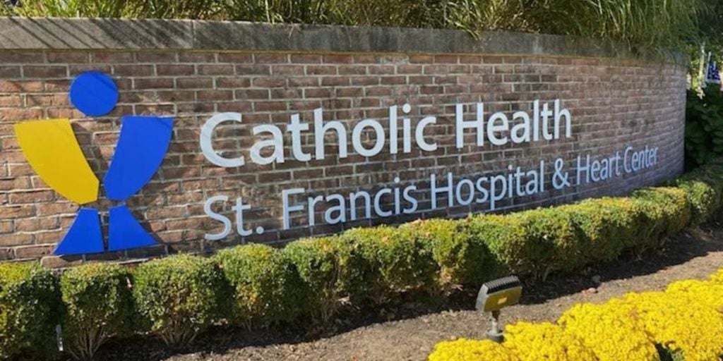 GeringerSameth's tweet card. Catholic Health’s losses grew this year before layoffs