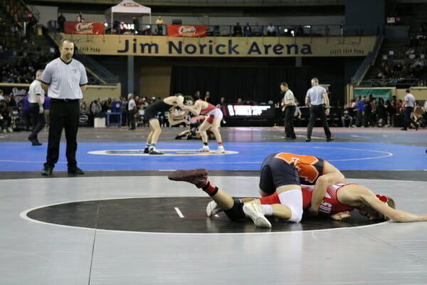YurViewOK's tweet card. Junior High State Wrestling Championship Celebrates 48th Year