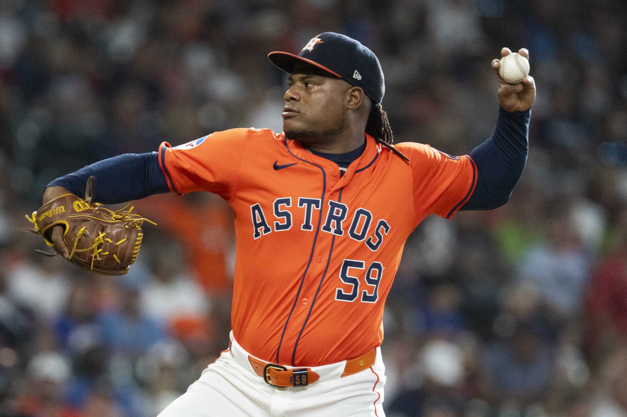 ChronAstros's tweet card. Framber Valdez makes his first start after the All-Star break as the Astros go for a second win in a row over Arizona.