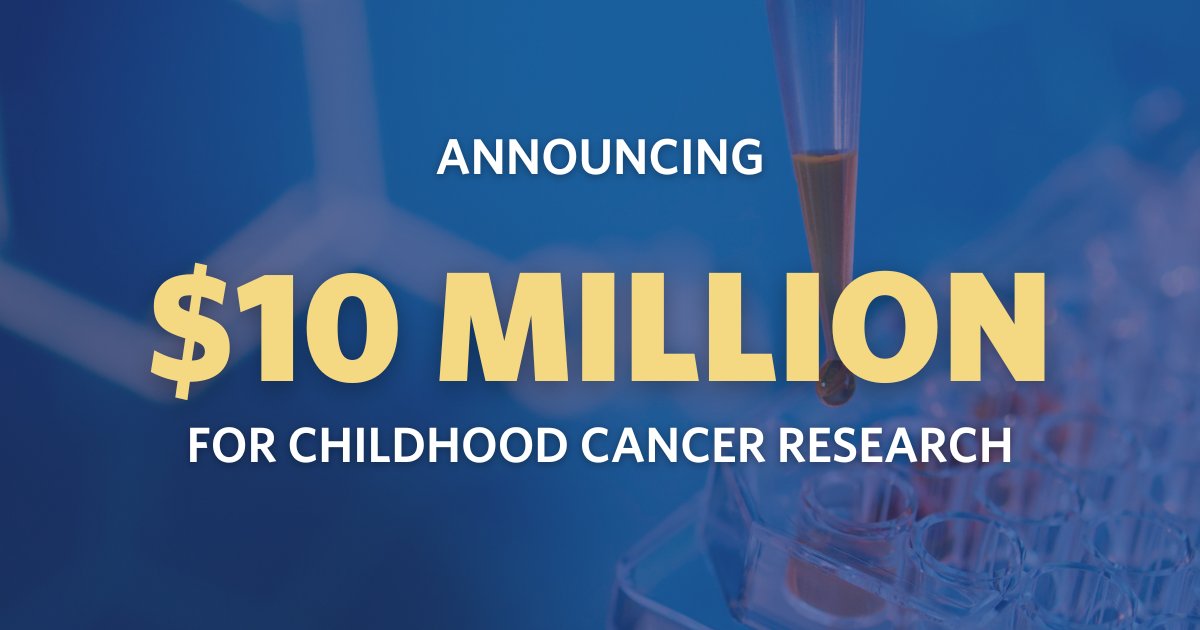 BCMCancerCenter's tweet card. We’re celebrating a big win — and it’s all thanks to YOU. Because of your passion, generosity, and commitment to kids with cancer, the St. Baldrick’s Foundation is granting $10 million to fund...