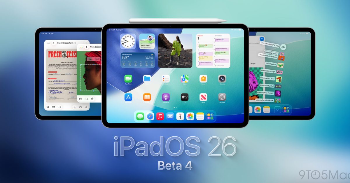 9to5mac's tweet card. Apple has released iPadOS 26 beta 4 to developers today, here’s what to expect from the latest iPad update.