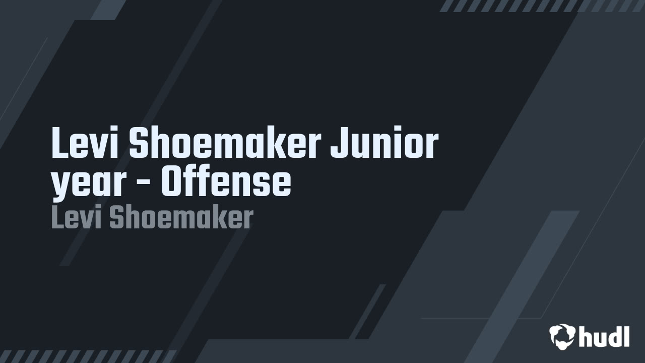 LeviShoemaker49's tweet card. Levi Shoemaker Junior year - Offense