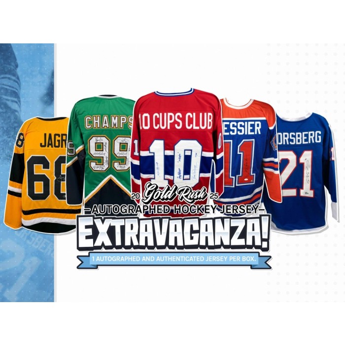 collectGoldRush's tweet card. Shop 2025 Gold Rush Extravaganza Autographed Hockey Jersey Box at Steel City Collectibles. Free shipping on orders over $199.