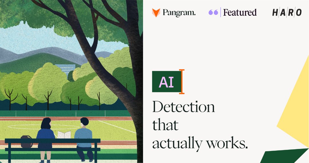 Featureddotcom's tweet card. Featured.com, the content creation platform connecting subject-matter experts with publishers, has partnered with Pangram, the most accurate AI detection company on the market, to verify the authen...
