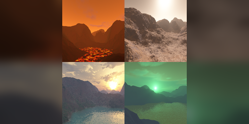 screamingbrains's tweet card. FREE 128 Planet Surface Backgrounds!