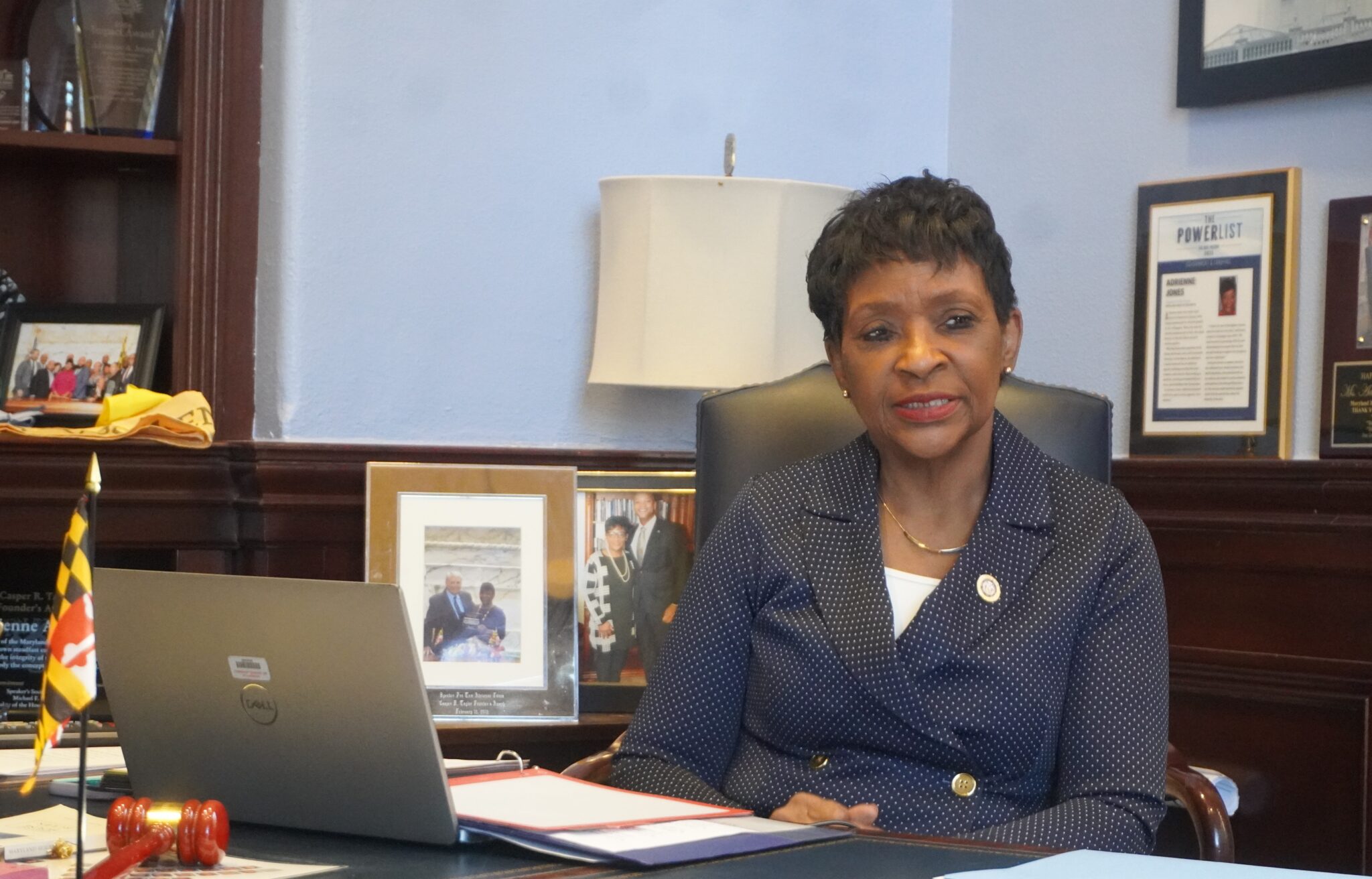 SpeakerAJones's tweet card. As she begins her sixth legislative session leading the House on Wednesday, Speaker Adrienne Jones admits that a projected $2.7 billion deficit will be the dominant issue for lawmakers -- but she...