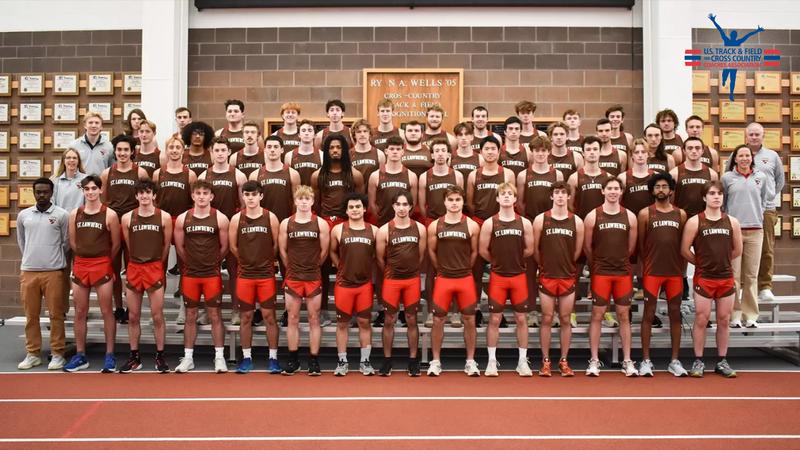 SLUsaints's tweet card. The St. Lawrence University men's track and field team has been named a USTFCCCA All-Academic Team for the 2025 season.