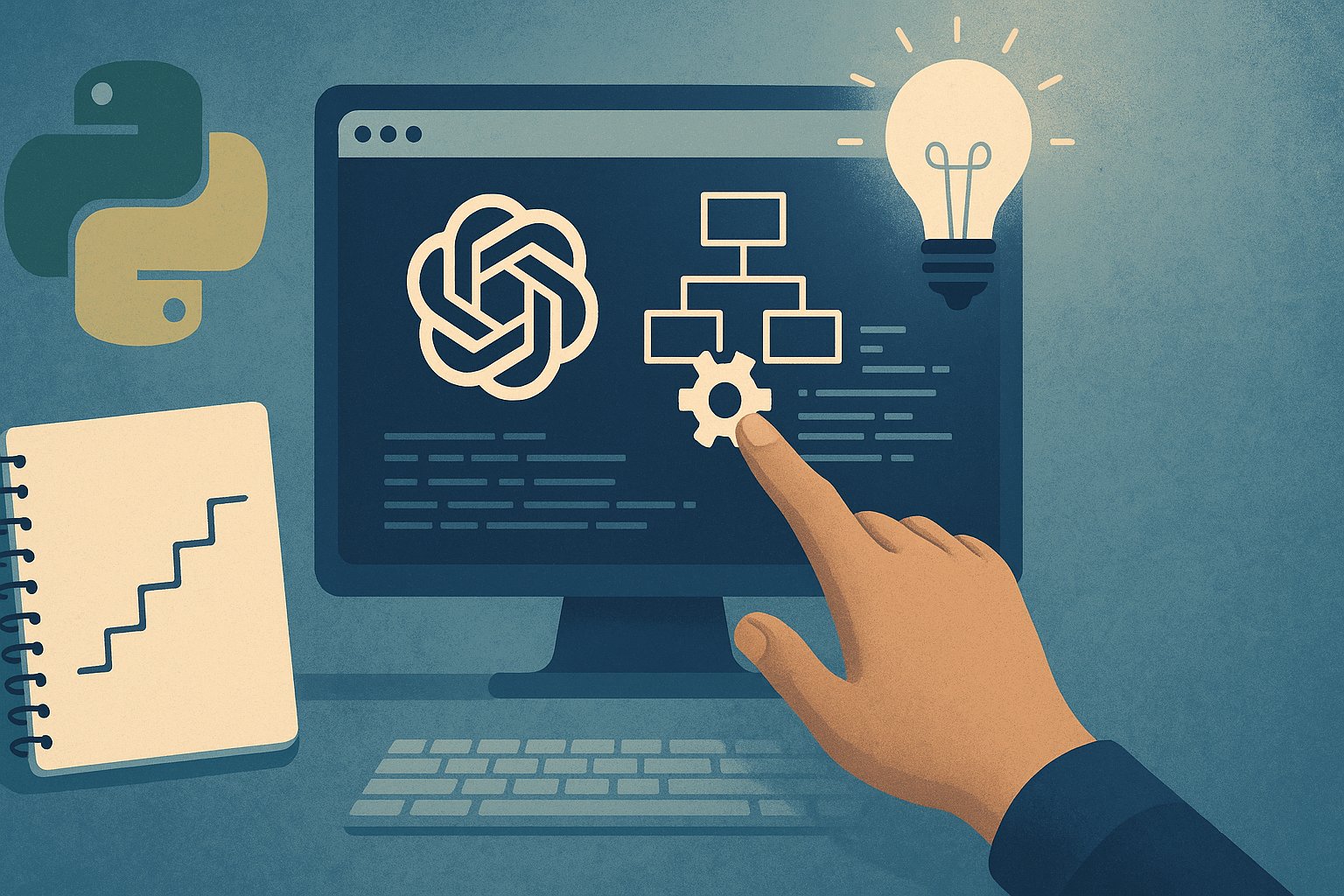 TeachTheMachine's tweet card. Check out this step-by-step guide to setting up a Python project that enables interaction with state-of-the-art OpenAI models like GPT-4.