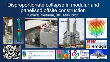 NBCOIreland's tweet card. A technical lecture on the disproportionate collapse performance of offsite construction