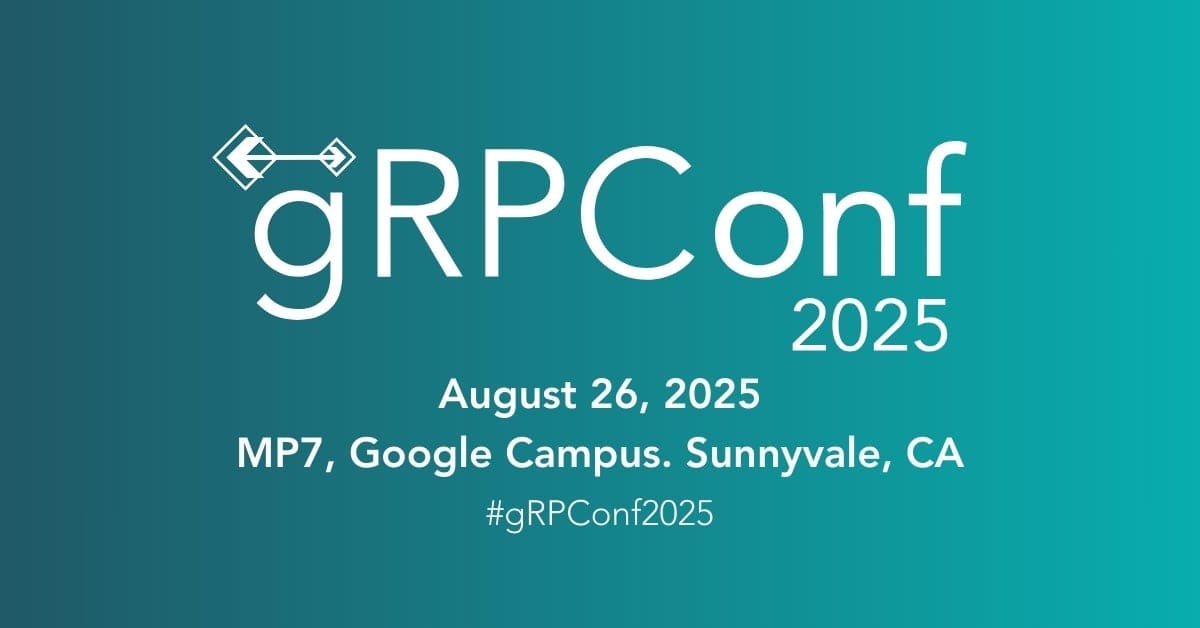 grpcio's tweet card. View the gRPC Conf 2020 Schedule & Directory.