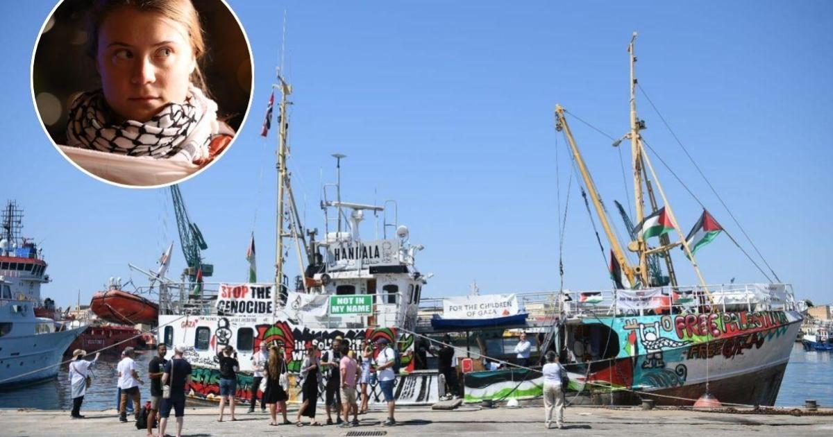 l_k_wilkinson's tweet card. Gaza Freedom Flotilla vessel damaged in 'attack' just outside Malta waters