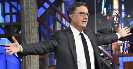JournalStarNews's tweet card. Some fellow late-night hosts showed to offer support Monday. Colbert had a pointed, personal message for President Trump