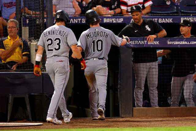 ChicagoSports's tweet card. Tuesday’s Chicago White Sox game against the Tampa Bay Rays has been moved up 30 minutes and will begin at 6:05 p.m. because of anticipated severe weather later in the evening.
