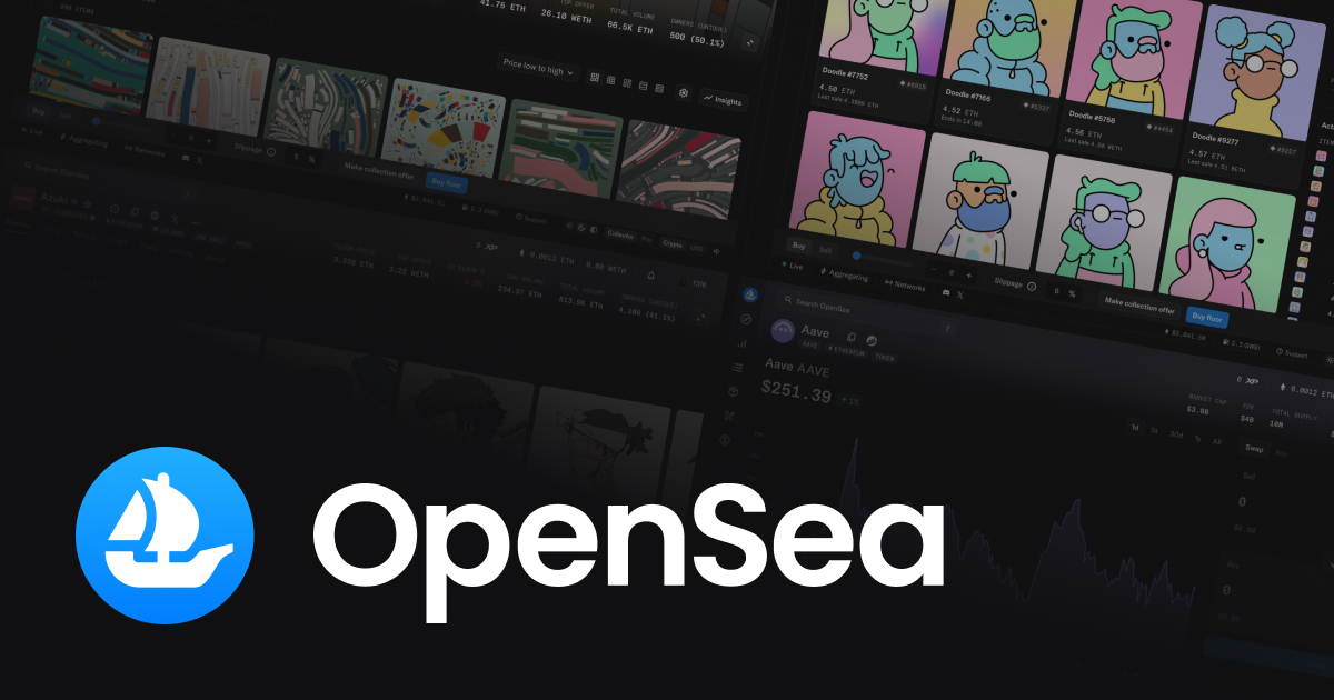 TheJacyProject's tweet card. OpenSea is the leading NFT marketplace, and now supports token trading. Welcome to the best place to discover, trade, and create onchain.