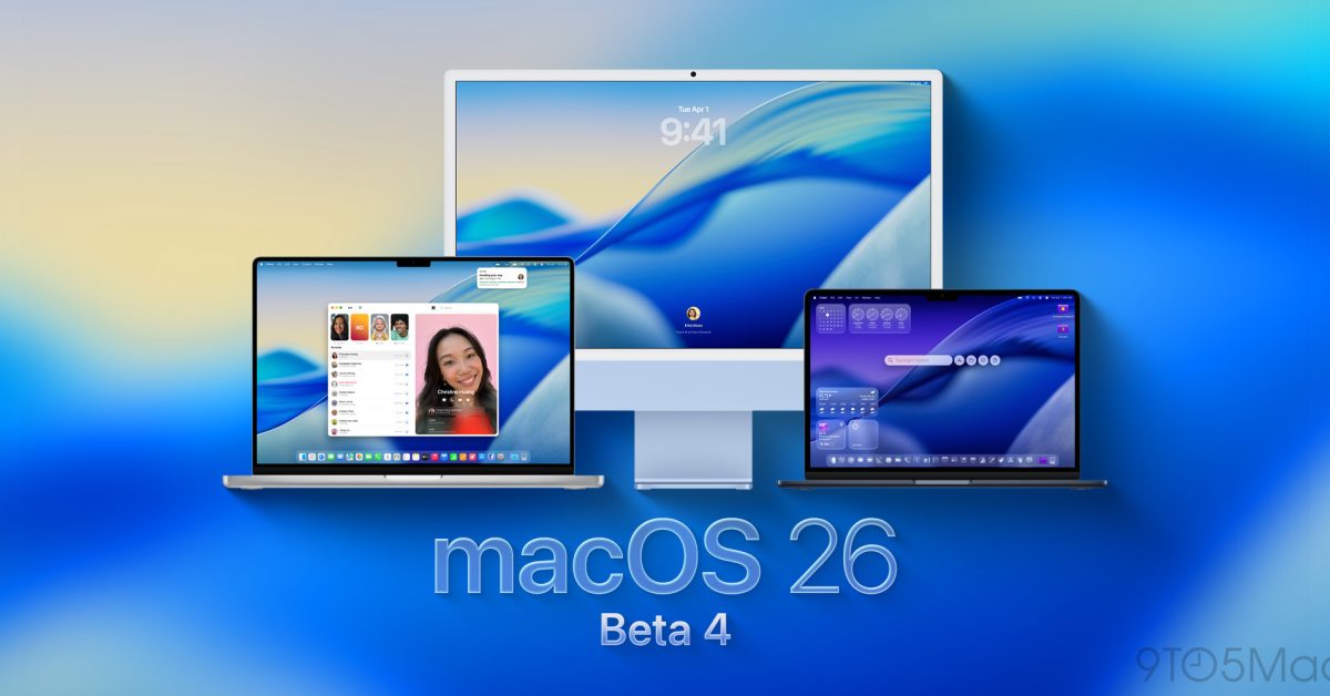 9to5mac's tweet card. Just a week after releasing macOS Tahoe 26 developer beta 3, the fourth beta is now up. Here's what's new.