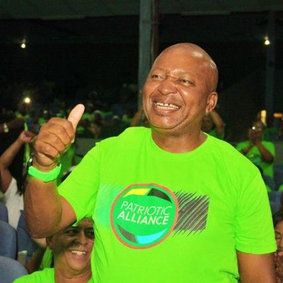 mailandguardian's tweet card. The Patriotic Alliance deputy president was present during the arrest on Monday of Katiso “TK” Molefe, who is accused of murdering Oupa Sefoka, otherwise known