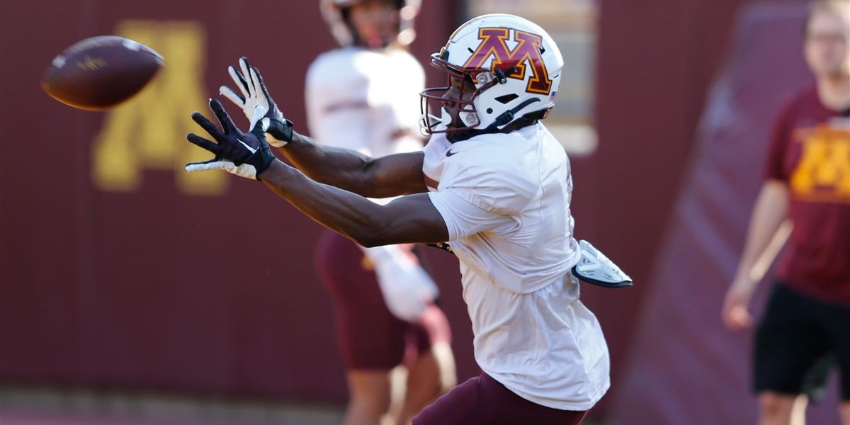 RyanJamesMN's tweet card. Le'Meke Brockington is the veteran wide receiver of the University of Minnesota for the 2025 season