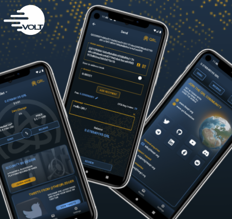 DevelopmentVolt's tweet card. Manage your QRL securely from your phone. The mobile wallet for quantum-resistant crypto enthusiasts. Download now on iOS & Android!