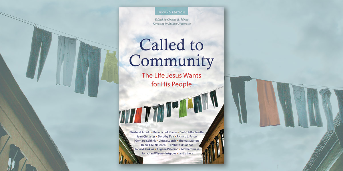 Plough's tweet card. Fifty-two readings on living in intentional Christian community to spark group discussion.