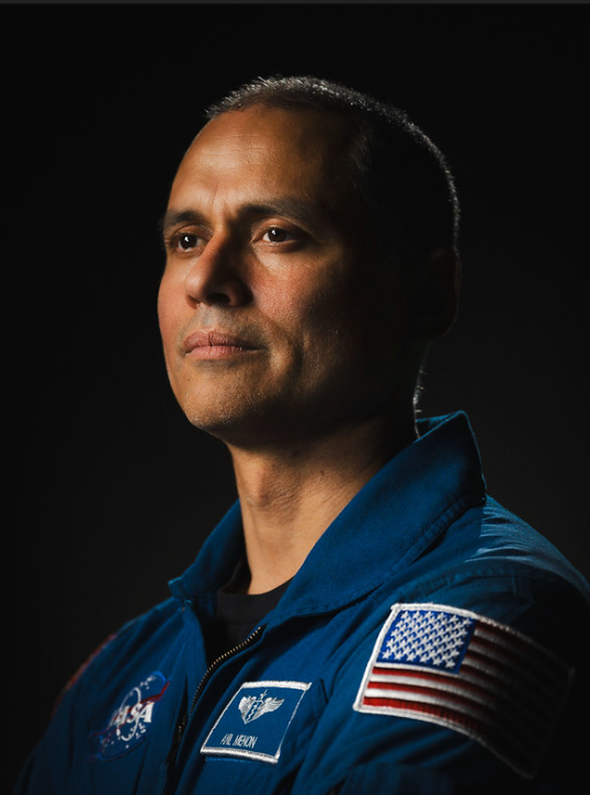 haleykesparza's tweet card. NASA astronaut Anil Menon will embark on his first mission to the International Space Station, serving as a flight engineer and Expedition 75 crew member.