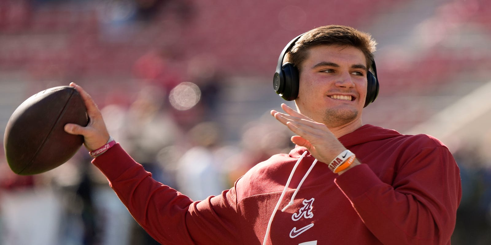 _ColinGay's tweet card. Ty Simpson has waited his turn to be Alabama football's starter under center. He thinks it will make him a better QB. Has his time finally arrived?
