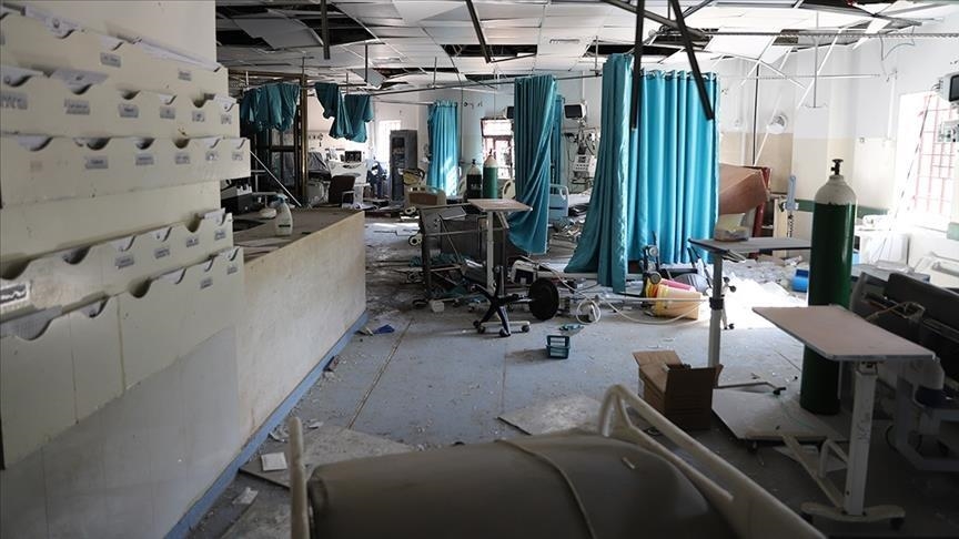 JoergTiedjen's tweet card. Facilities include hospital, Gaza's main oxygen station which halted operations due to fuel depletion as Israel continues to block entry - Anadolu Ajansı
