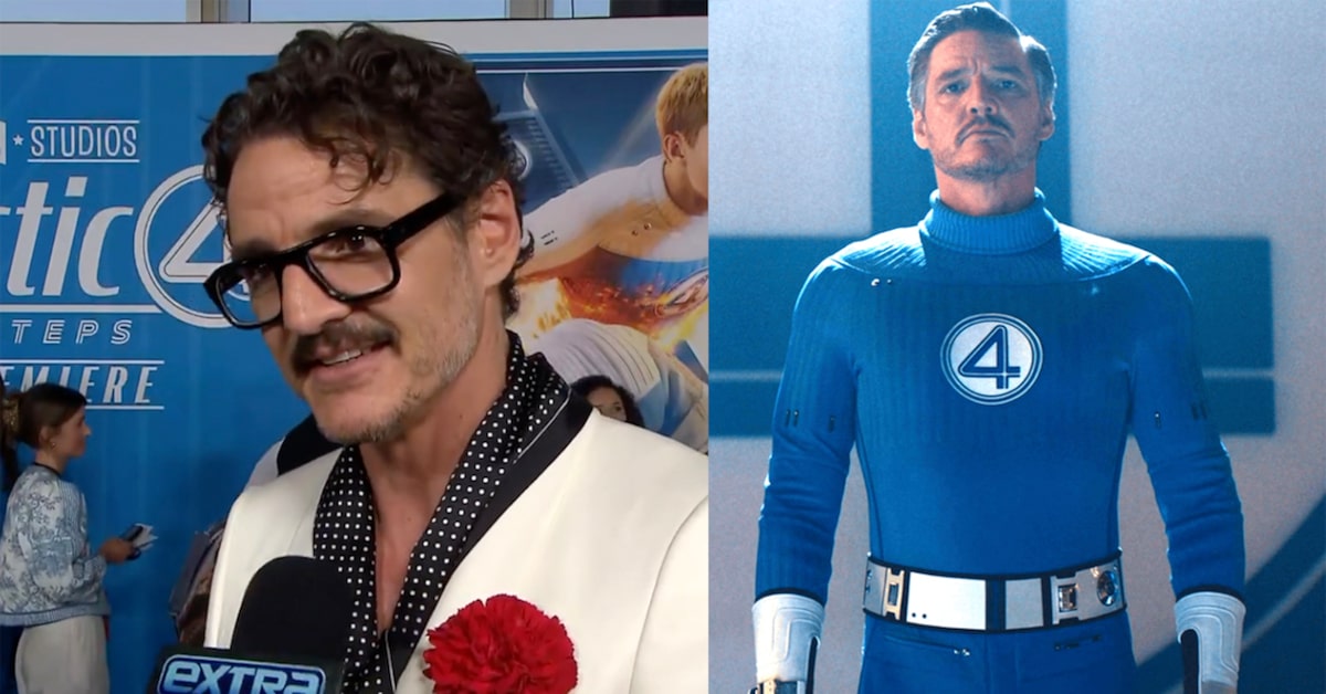 extratv's tweet card. Pedro Pascal aka Mr. Fantastic was looking fantastic in Tom Ford at the premiere of “The Fantastic Four: First Steps” in Los Angeles. 