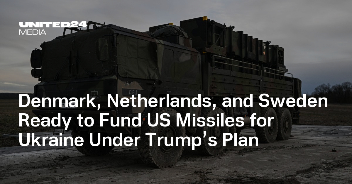 JBANCchatter's tweet card. Denmark, the Netherlands, and Sweden express willingness to join a US initiative to supply Ukraine with American-made Patriot air defense missiles.