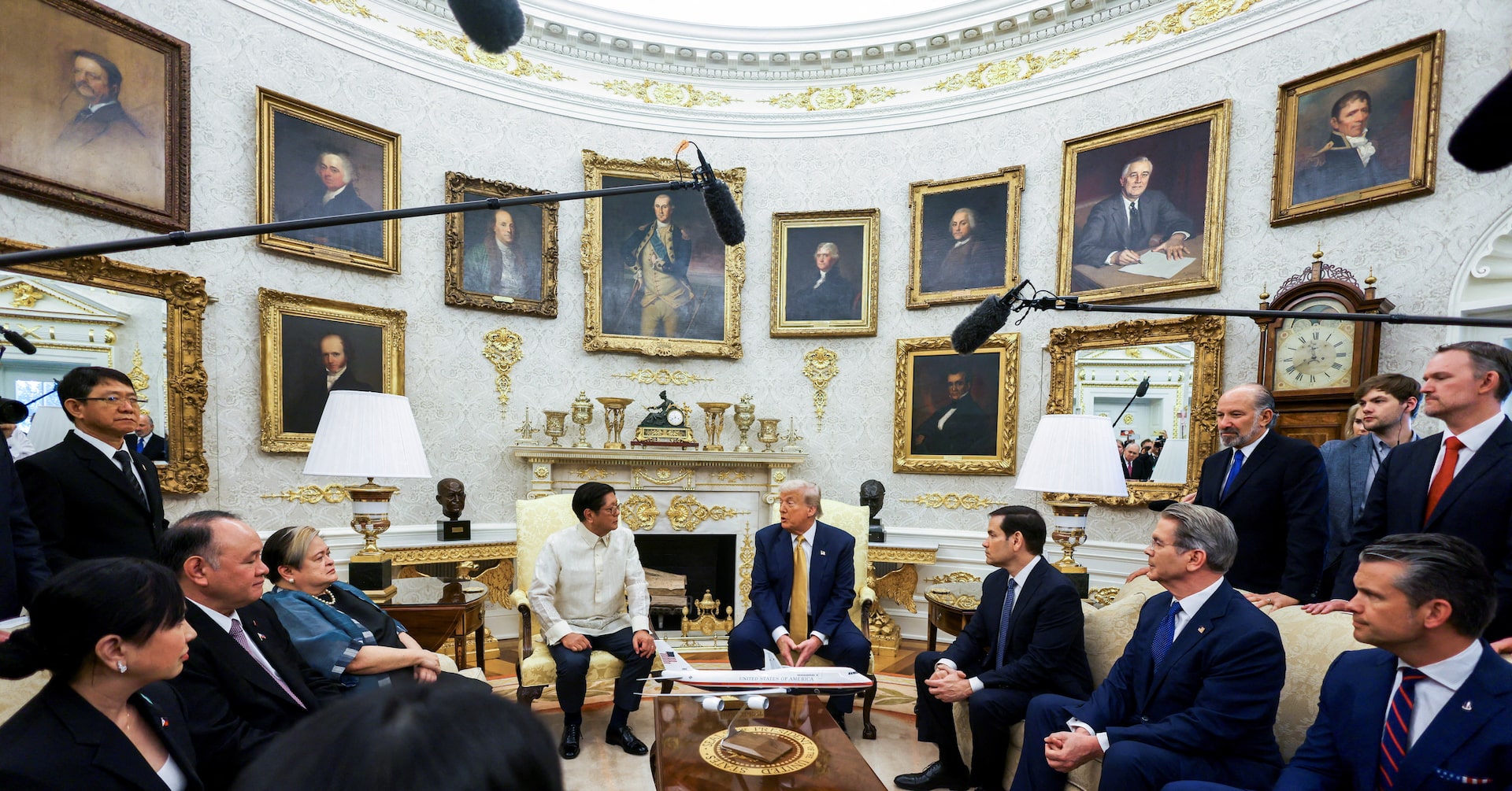 defend_north's tweet card. U.S. President Donald Trump announced on Tuesday a new 19% tariff rate for goods from the Philippines after what he called a "beautiful visit" by Philippine President Ferdinand Marcos Jr. to the...
