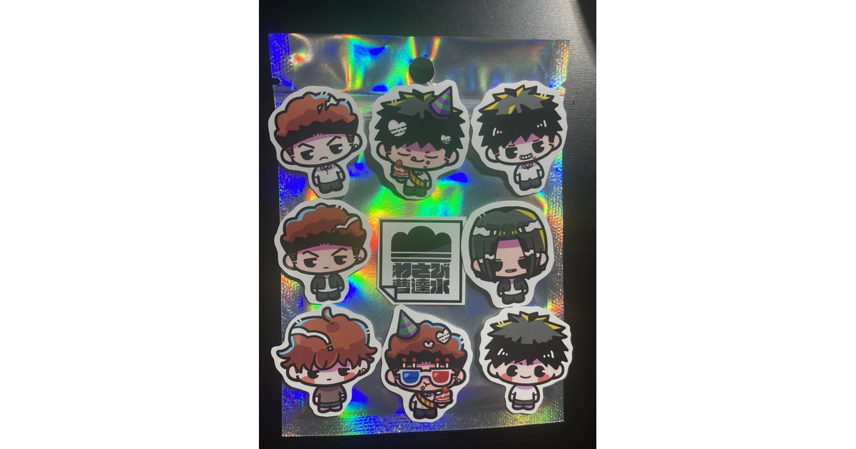 kata_no_i's tweet card. ※非公式の二次創作グッズになります！！ ■ ネコポスによる匿名発送のみ（送料：全国一律370円）ステッカーセット(¥ 300), アクリルスタンドセット(¥ 1,000), ランナー風デザインアクリルキーホルダー(¥ 500)