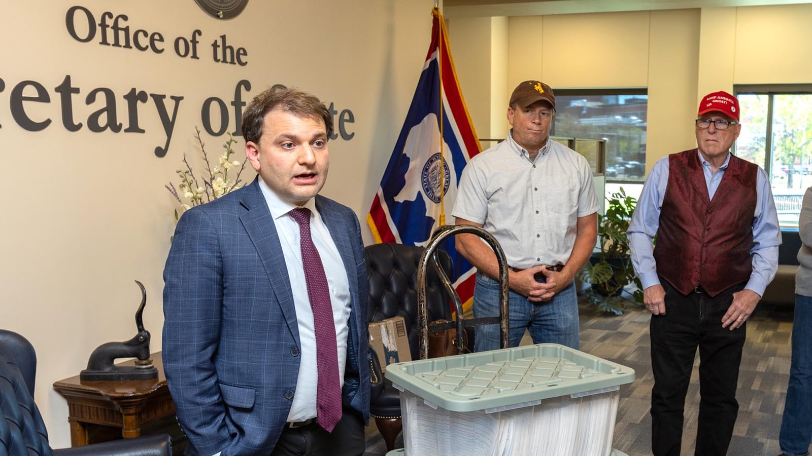 daily_cowboy's tweet card. A federal judge on Tuesday dismissed a voting-advocacy group’s lawsuit challenging Wyoming’s new law that requires proof of citizenship and Wyoming…