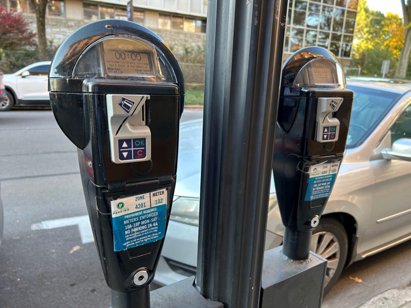StateCollegecom's tweet card. State College is trying changes to downtown street meter time limits and enforcement to address what borough officials say is a growing issue of meter