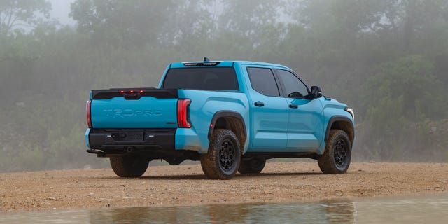 CARandDRIVER's tweet card. Toyota's two largest vehicles receive a slew of upgrades for 2026, with the Tundra TRD Pro adopting the high-tech integrated-damper seats from the Tacoma.