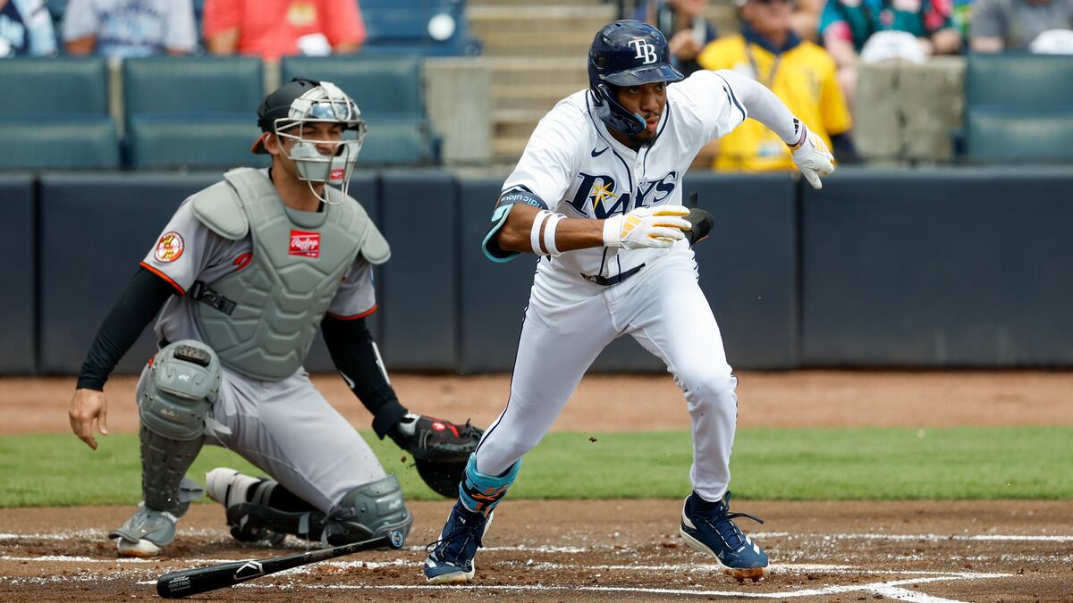 TBTimes_Rays's tweet card. Coaches and teammates rave about the rookie sticking with what works best, not trying to do anything more or different.