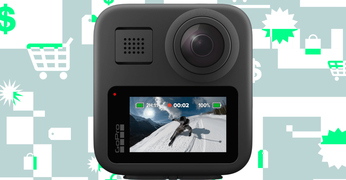 verge's tweet card. Capture your adventures for less.
