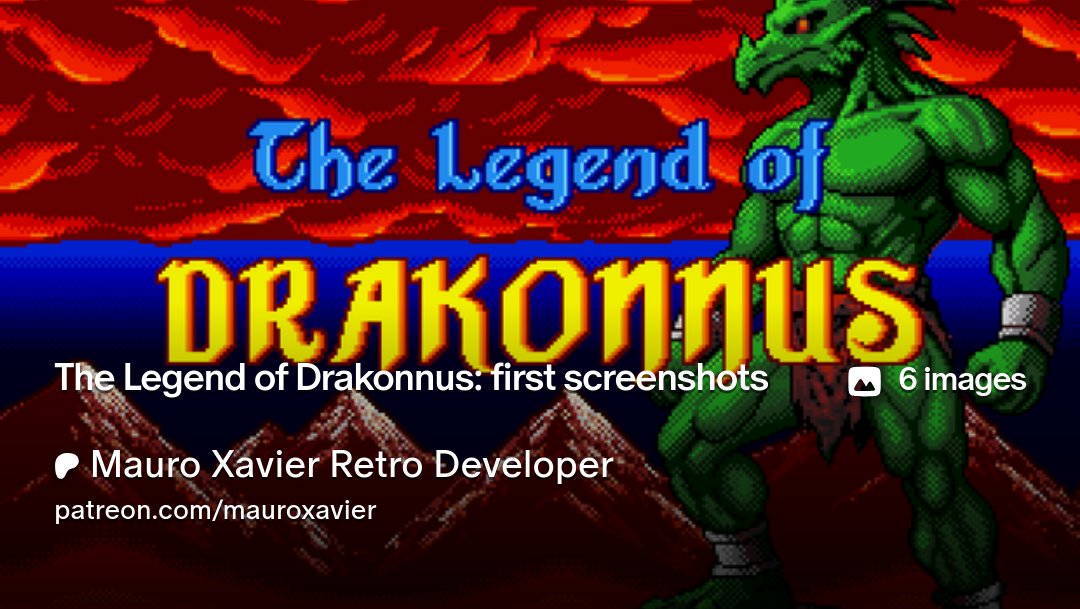 MXRetroDev's tweet card. Get more from Mauro Xavier Retro Developer on Patreon