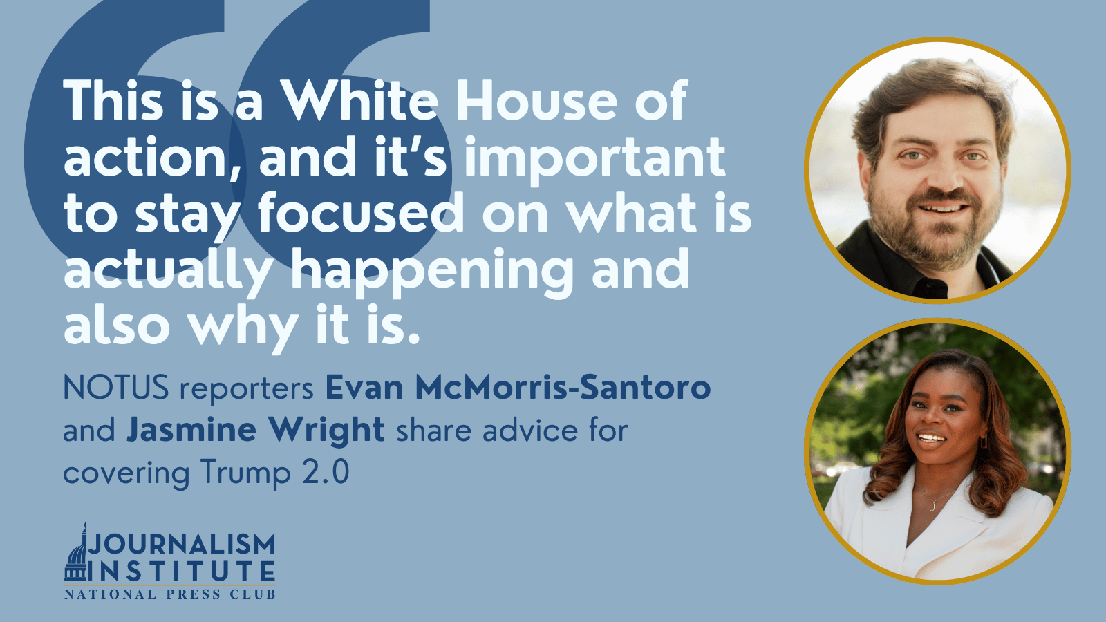 NPCInstitute's tweet card. Five months into the second Trump administration, journalists responsible for covering the White House are navigating a more difficult environment, from changes to the press pool rules to verbal...