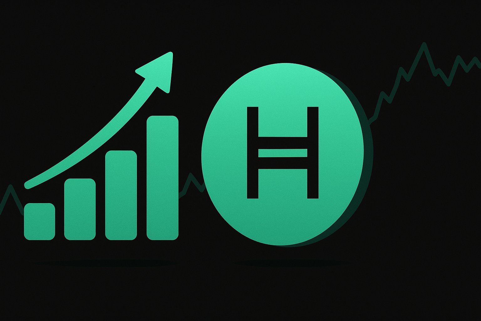 FinancialPress_'s tweet card. HBAR surges 92% in July amid institutional backing, bullish crypto market, and new legislation, eyeing a return to 2021 highs.