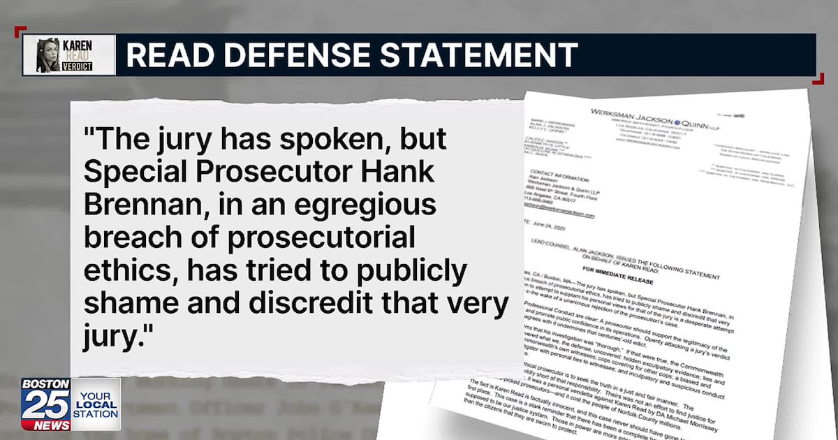 TedDanielnews's tweet card. Jackson’s comments come after Brennan on Monday said that a “campaign of intimidation and abuse” played a role in Read's recent acquittal.