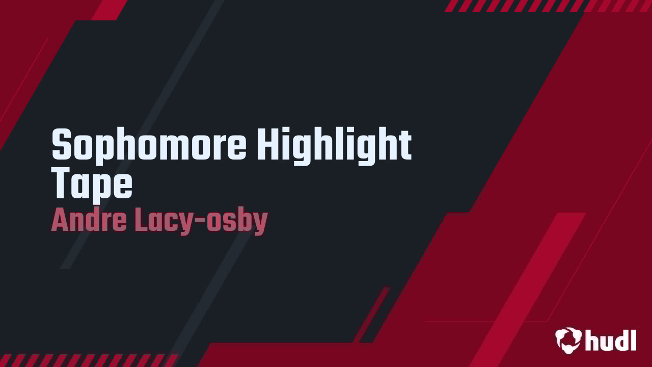 drelacy19xx's tweet card. Sophomore Highlight Tape