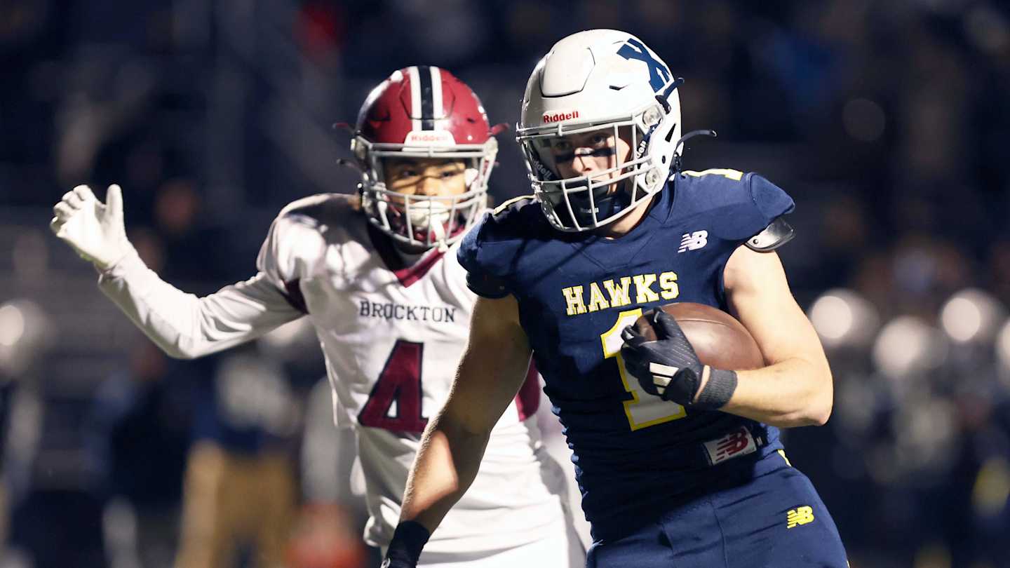 SBLiveMass's tweet card. With the start of the 2025 high school football season getting closer, it is time to preview the top returning wide receivers in Massachusetts. The wide receive