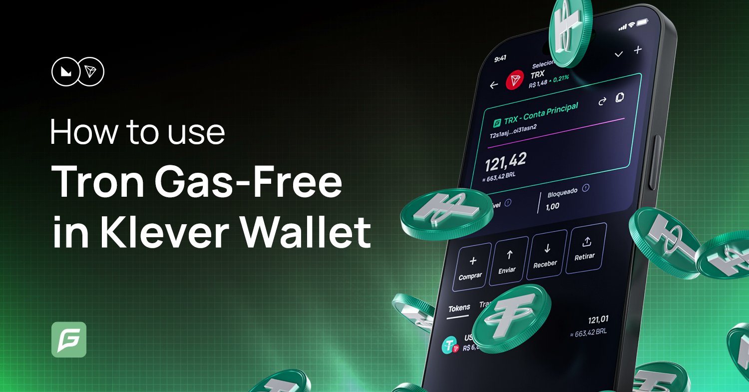 klever_io's tweet card. Learn how to use Tron Gas Free in Klever Wallet to send USDT (TRC-20) on the Tron network without needing TRX. Simple, fast, secure, and hassle-free.