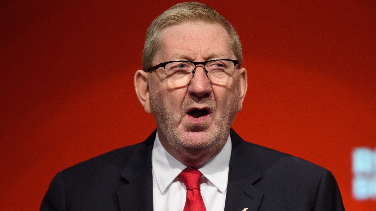 timespolitics's tweet card. The former leader enjoyed trips to football provided by a building firm which overcharged his union by £30m for a hotel complex, report claims